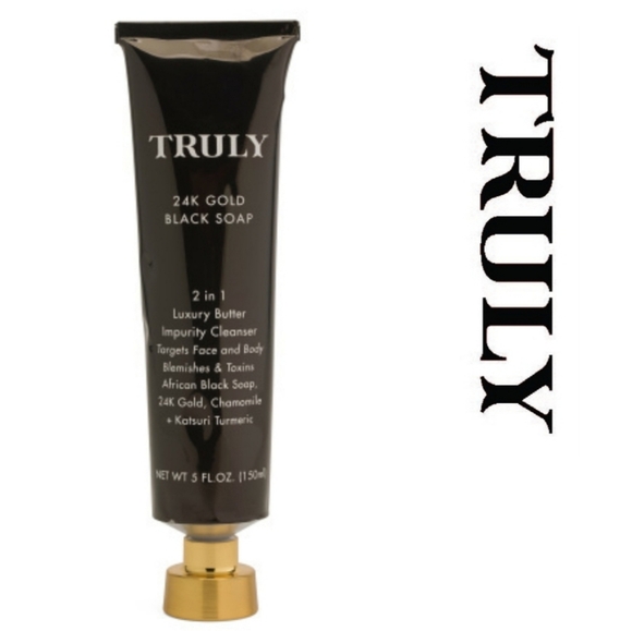 Truly - Organic 24K Gold Black Soap - Picture 4 of 6